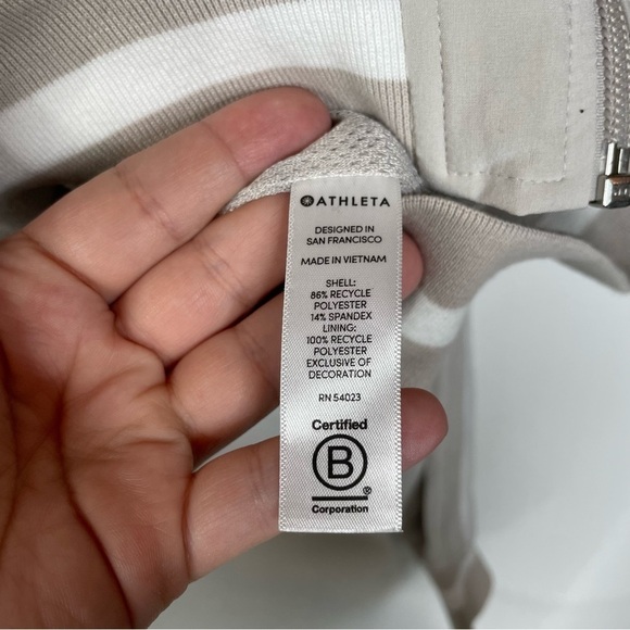 Athleta Sprint Track Jacket Gray Size Xsmall‎ - Picture 6 of 8